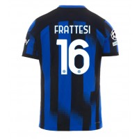 Camisa de Futebol Inter Milan Davide Frattesi #16 Equipamento Principal 2023-24 Manga Curta